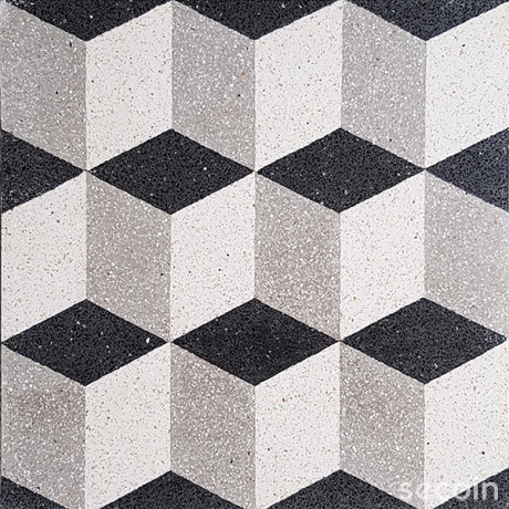 Encaustic terrazzo TE4-110